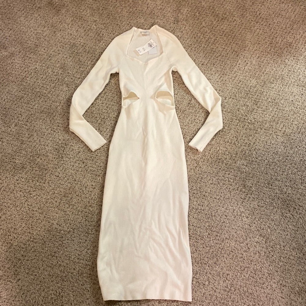 Abercrombie & Fitch cut out sweater dress